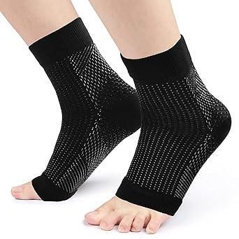 Swelling Arch Heel Socks yoga sport protect socks Pack of 2 Pair